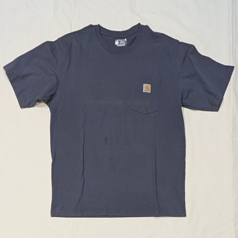 Carhartt Loose Fit Pocket T-Shirt Mens Large Gray Short Sleeve Workwear K87